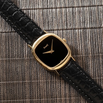 Pre-Owned Piaget 'Onyx' Ellipse Dress Watch