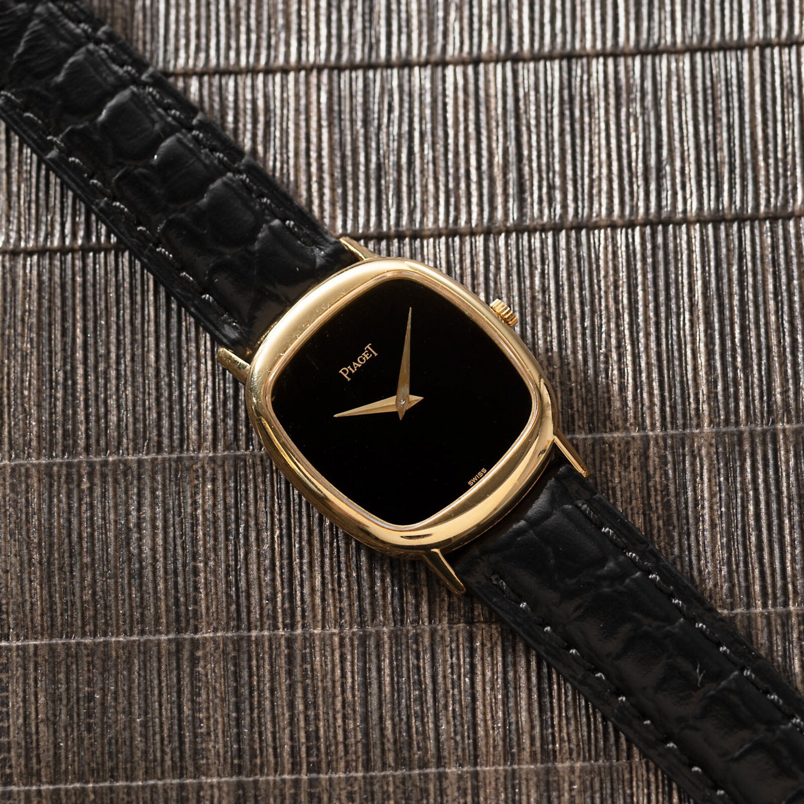 Pre-Owned Piaget 'Onyx' Ellipse Dress Watch