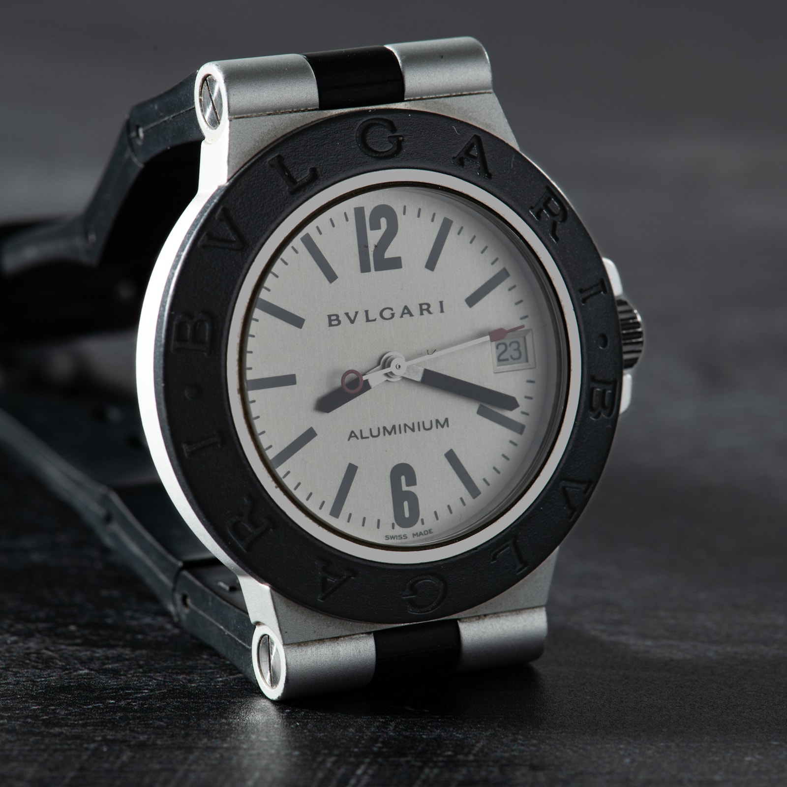 Pre-Owned Bvlgari Diagono Aluminum