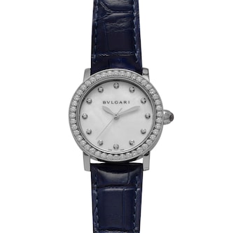 Pre-Owned Bvlgari 'MOP' Diamond Bezel