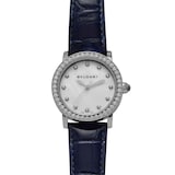 Pre-Owned Bvlgari Bulgari Bulgari 'MOP' Diamond Bezel