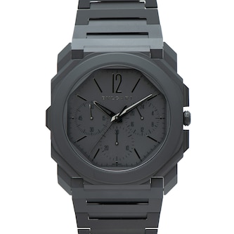 Pre-Owned Bvlgari Octo Finissimo Ceramic Chronograph GMT