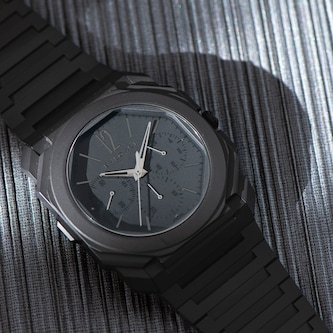 Pre-Owned Bvlgari Octo Finissimo Ceramic Chronograph GMT