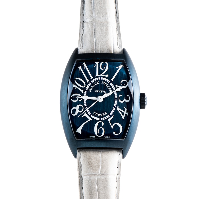 Pre-Owned Franck Muller Cintree Curvex Blue Dream