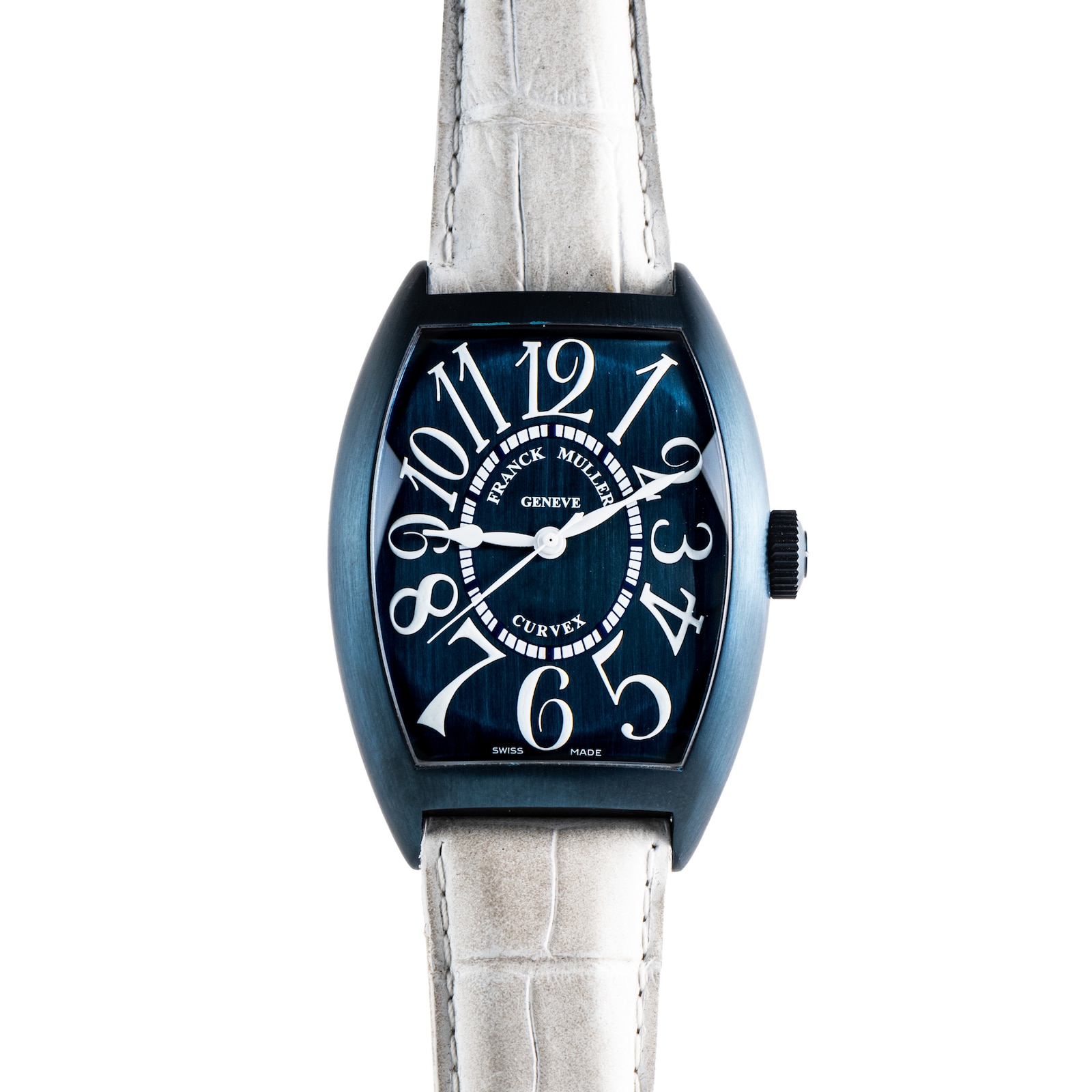 Pre-Owned Franck Muller Cintree Curvex Blue Dream