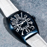 Pre-Owned Franck Muller Cintree Curvex Blue Dream