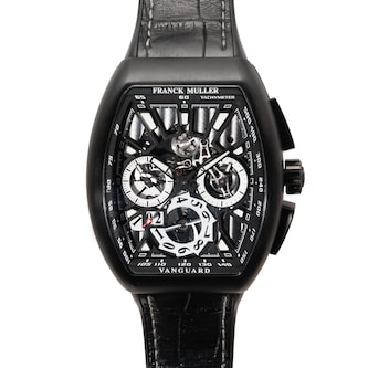 Pre-Owned Franck Muller Vanguard Grande Date 'Skeleton' Chronograph