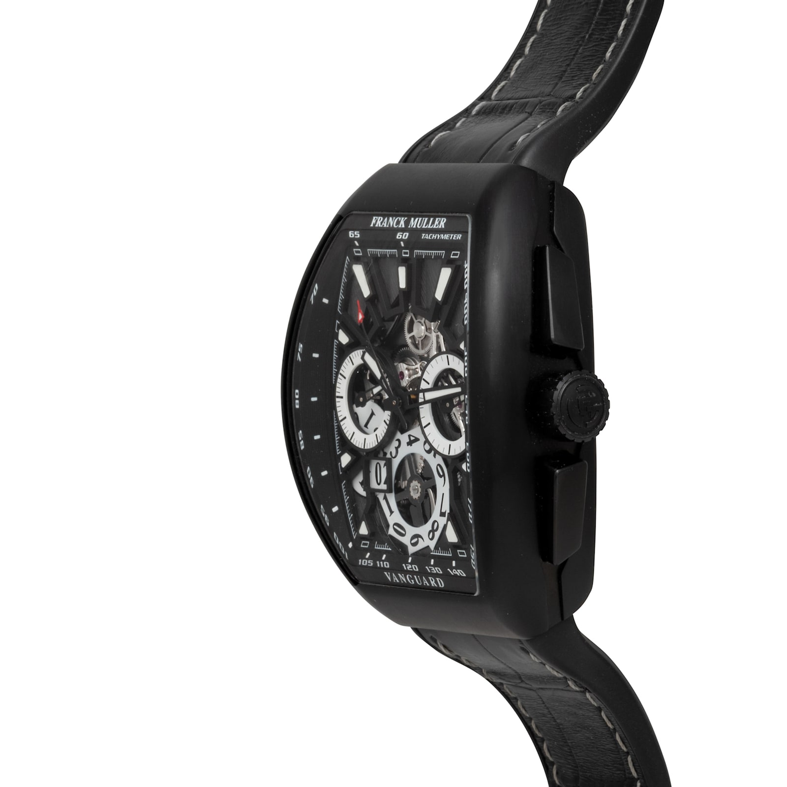 Pre-Owned Franck Muller Vanguard Grande Date 'Skeleton' Chronograph