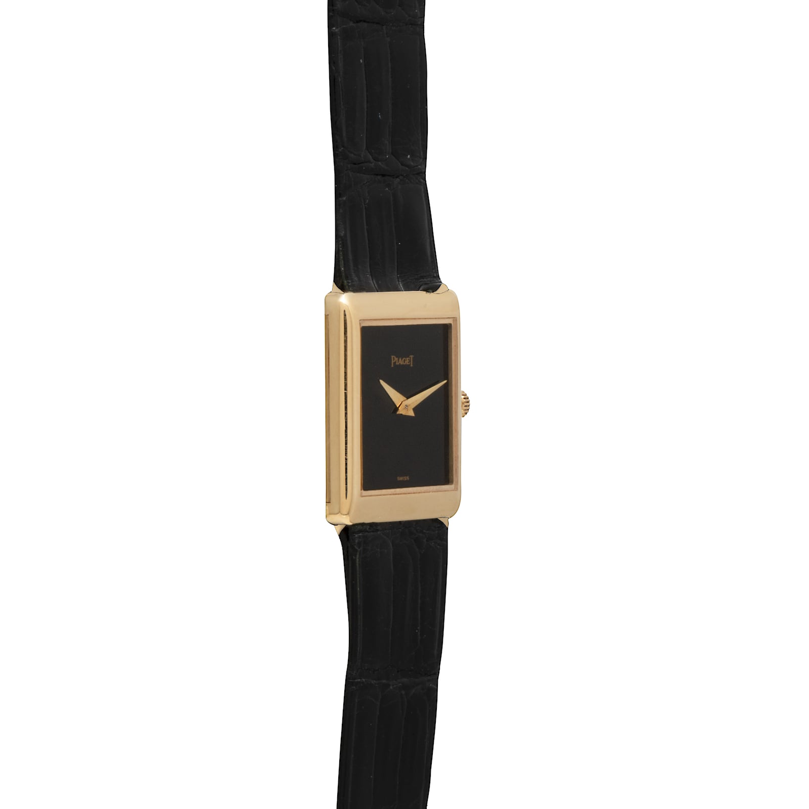 Pre-Owned Piaget 'Onyx' Rectangular Dress Watch