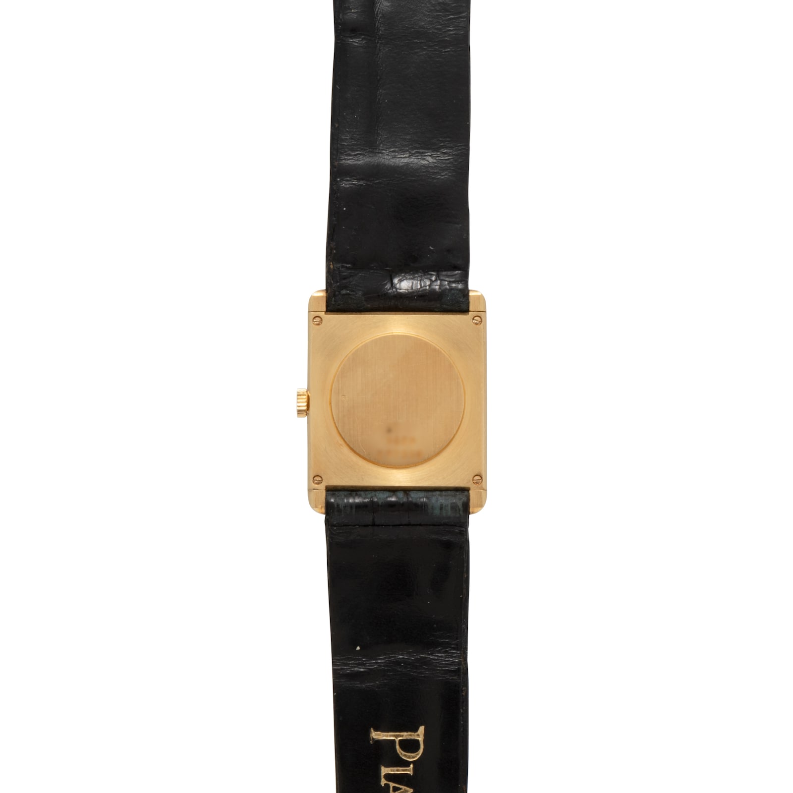 Pre-Owned Piaget 'Onyx' Rectangular Dress Watch