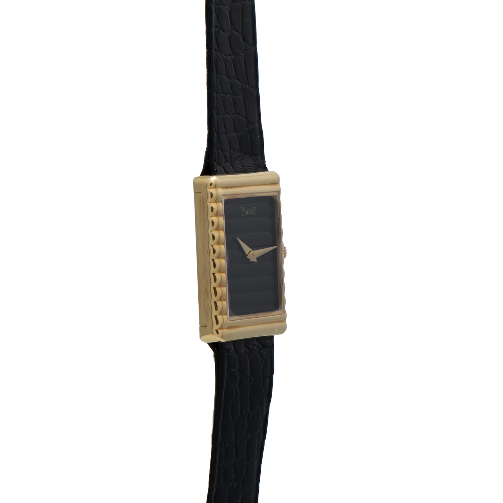 Pre-Owned Piaget 'Onyx' Rectangular Dress Watch