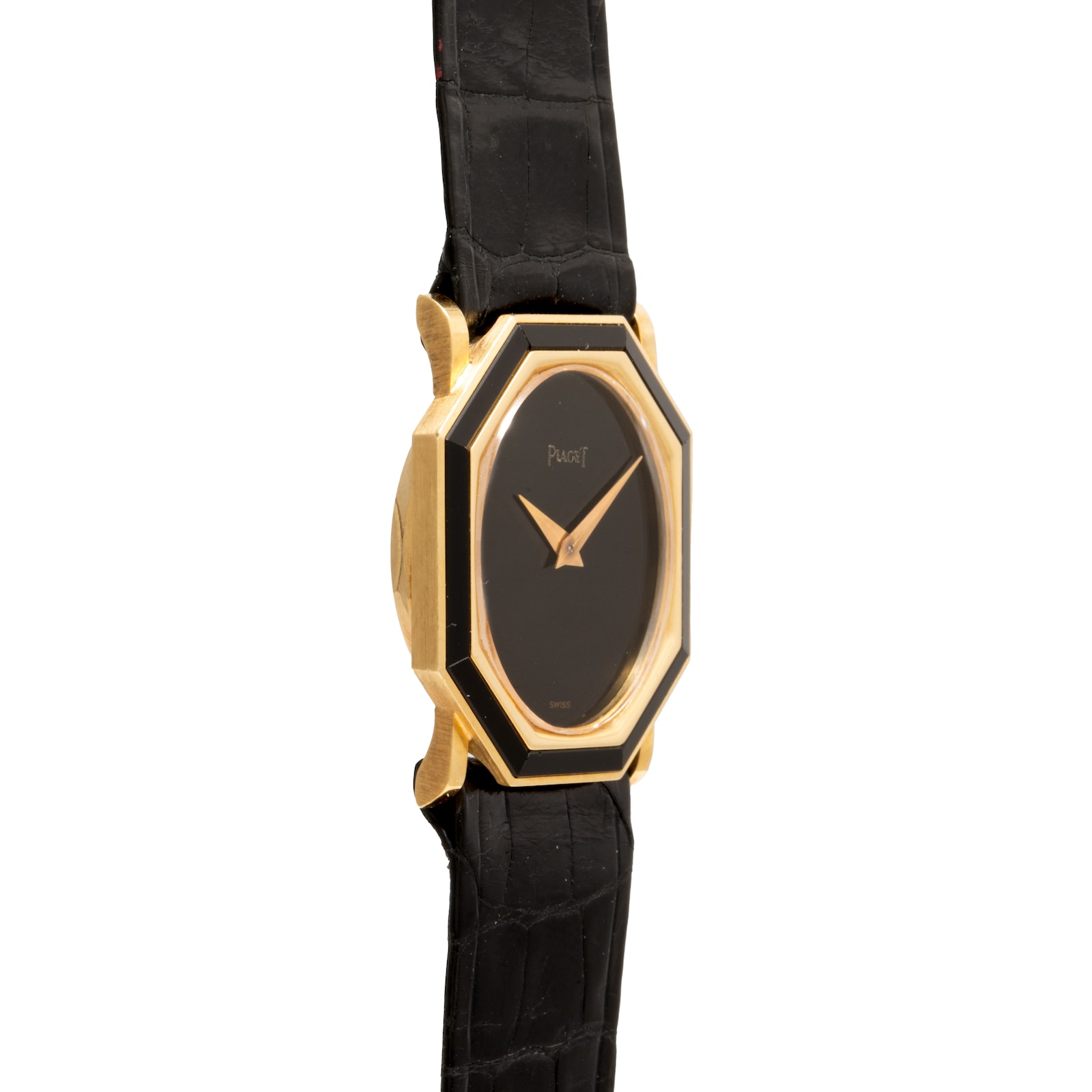 Pre-Owned Piaget 'Onyx' Octagonal Dress Watch