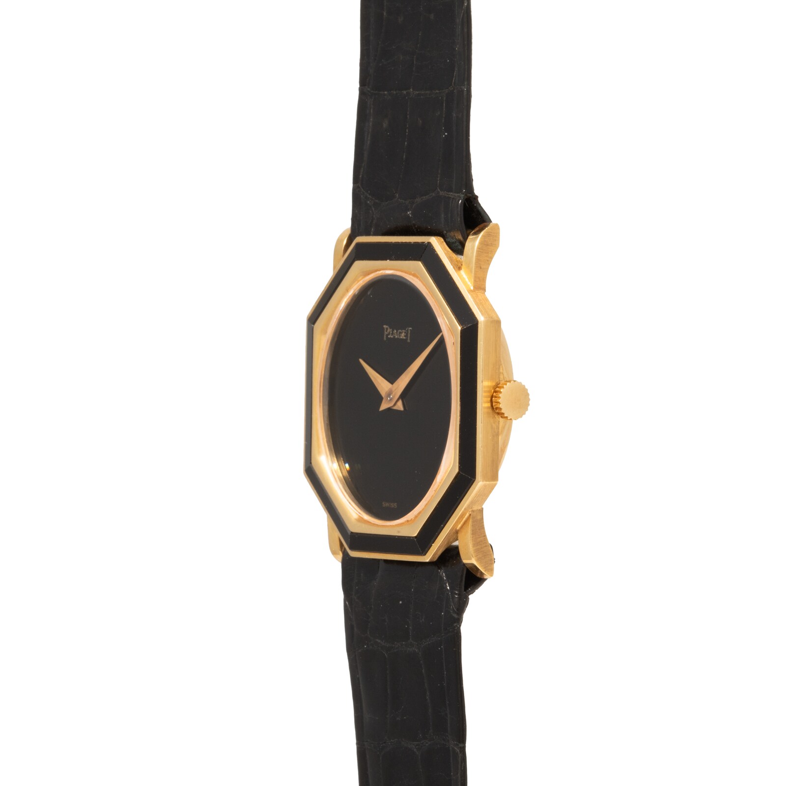 Pre-Owned Piaget 'Onyx' Octagonal Dress Watch