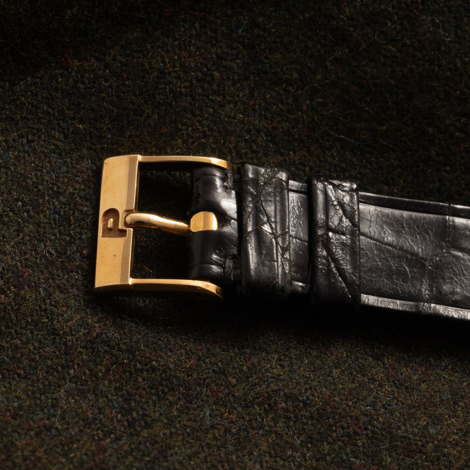 Pre-Owned Piaget 'Onyx' Octagonal Dress Watch