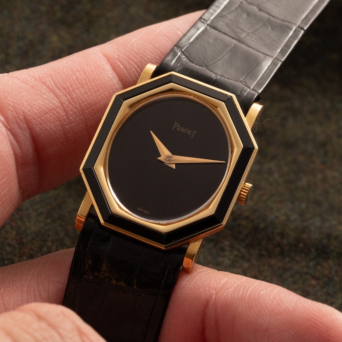 Pre-Owned Piaget 'Onyx' Octagonal Dress Watch