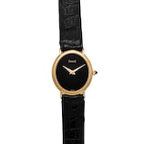 Pre-Owned Piaget 'Onyx' Oval Dress Watch