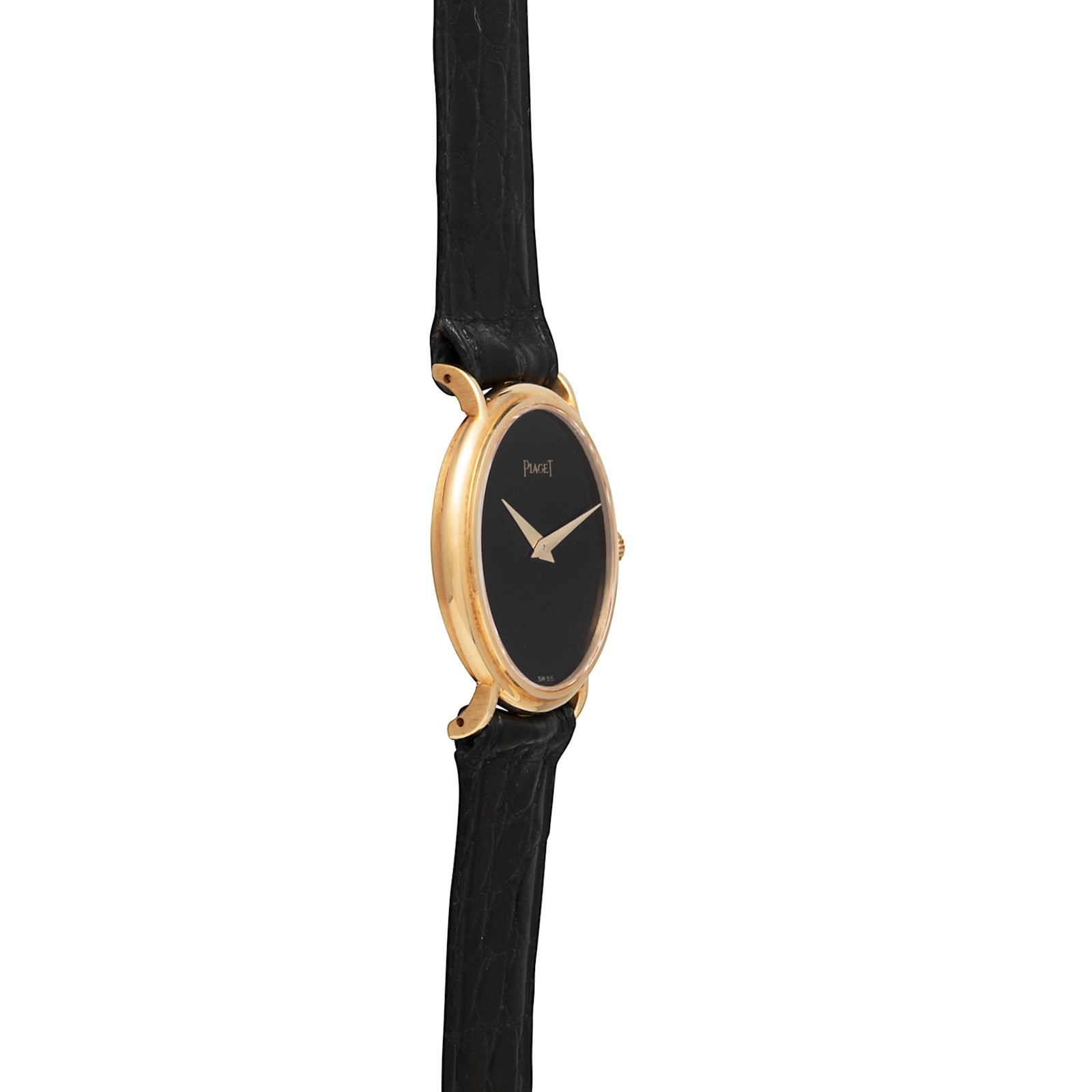 Pre-Owned Piaget 'Onyx' Oval Dress Watch