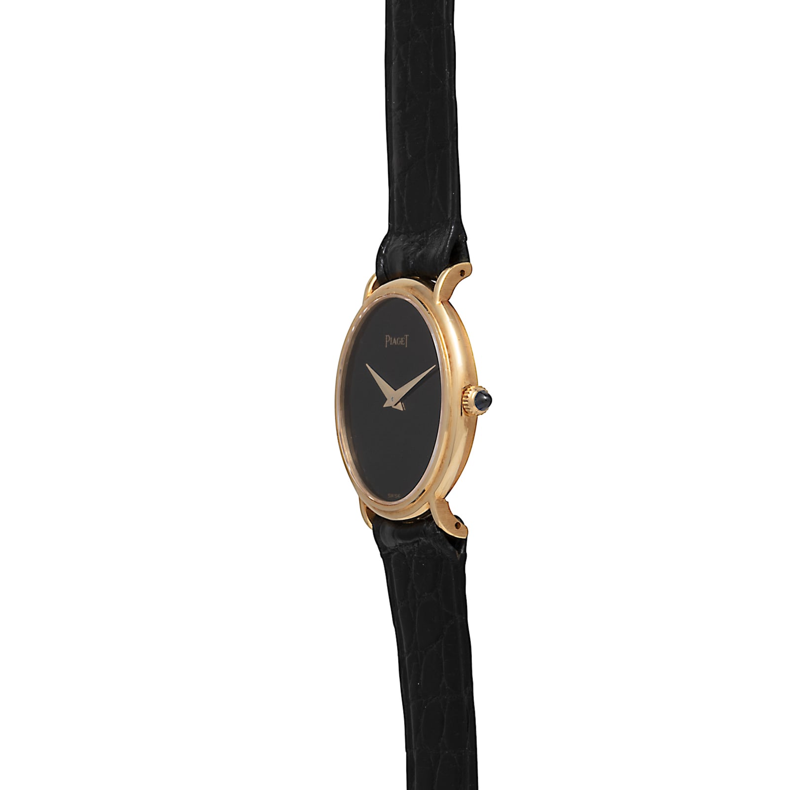 Pre-Owned Piaget 'Onyx' Oval Dress Watch