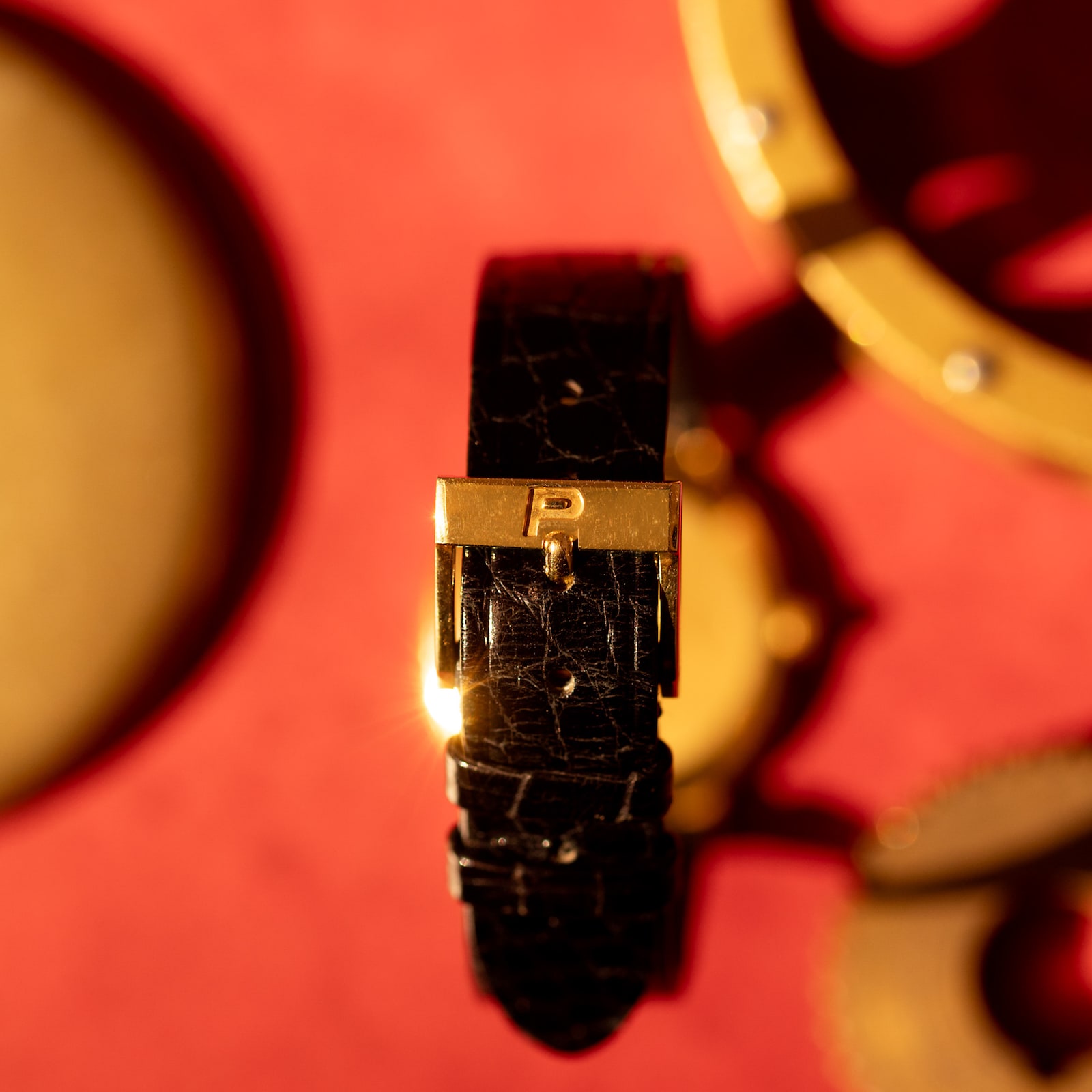 Pre-Owned Piaget 'Onyx' Oval Dress Watch