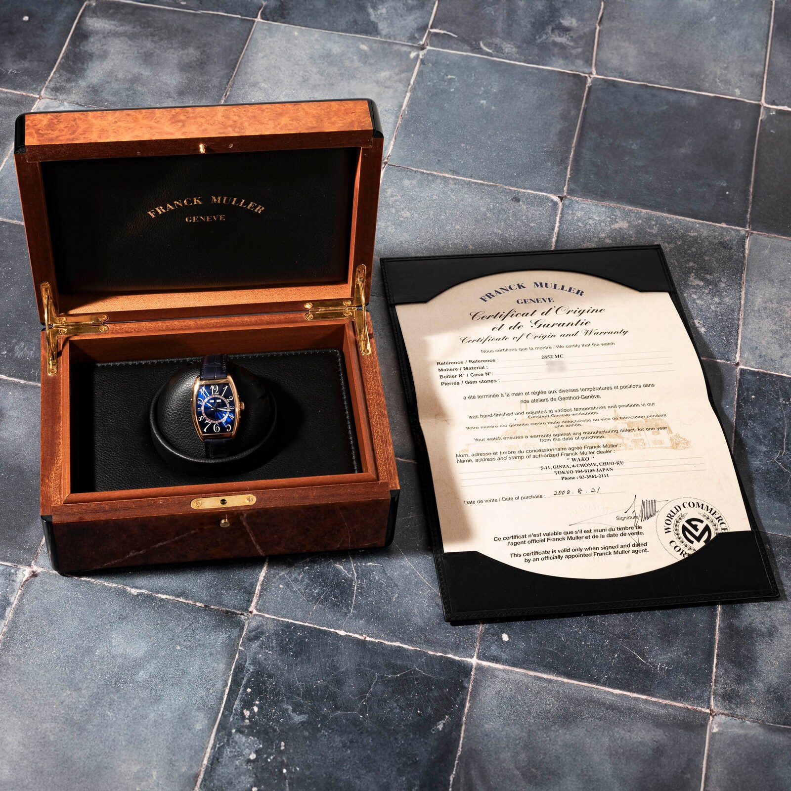 Pre-Owned Franck Muller Cintree Curvex Master Calendar