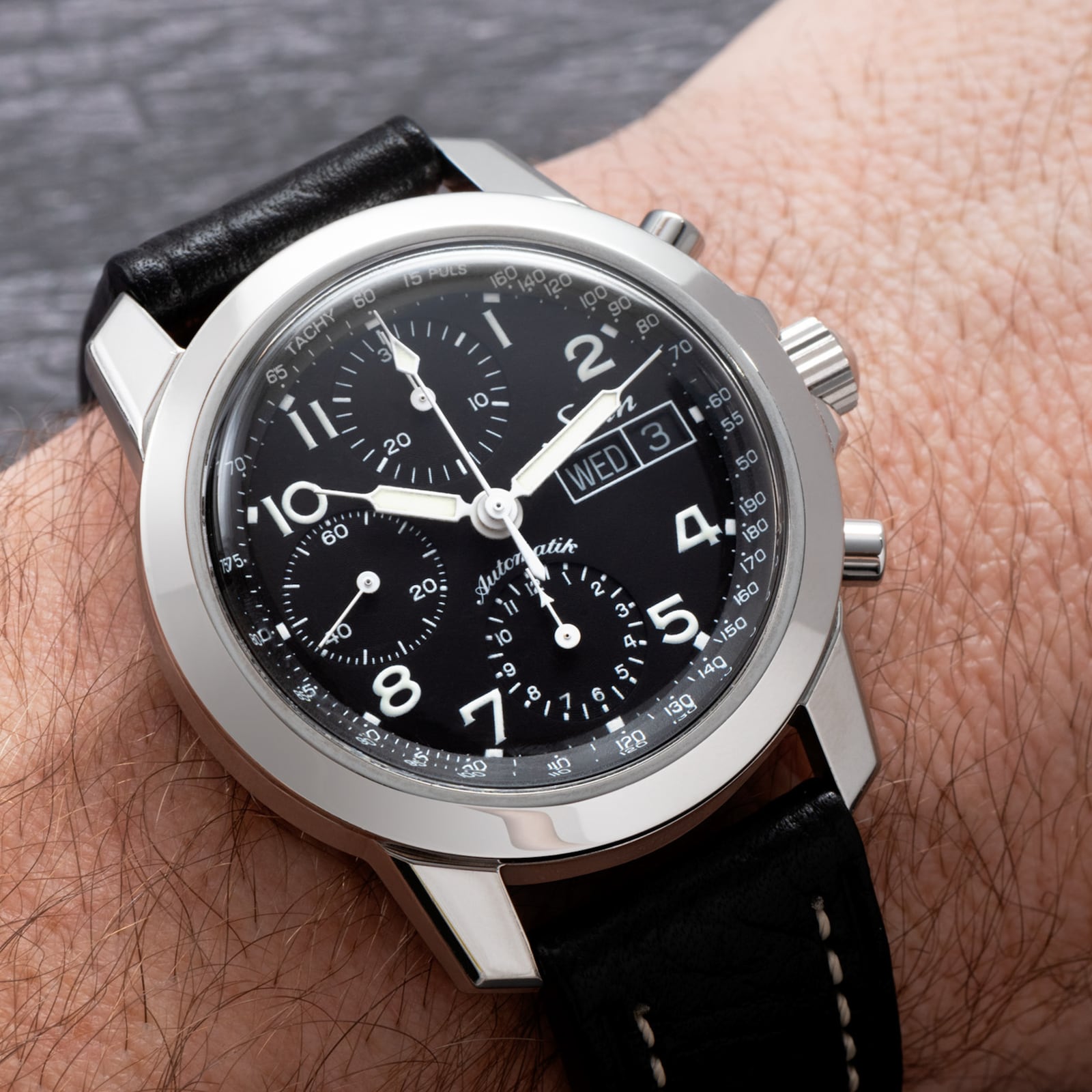 Pre-Owned Sinn Sinn 130 Chronograph