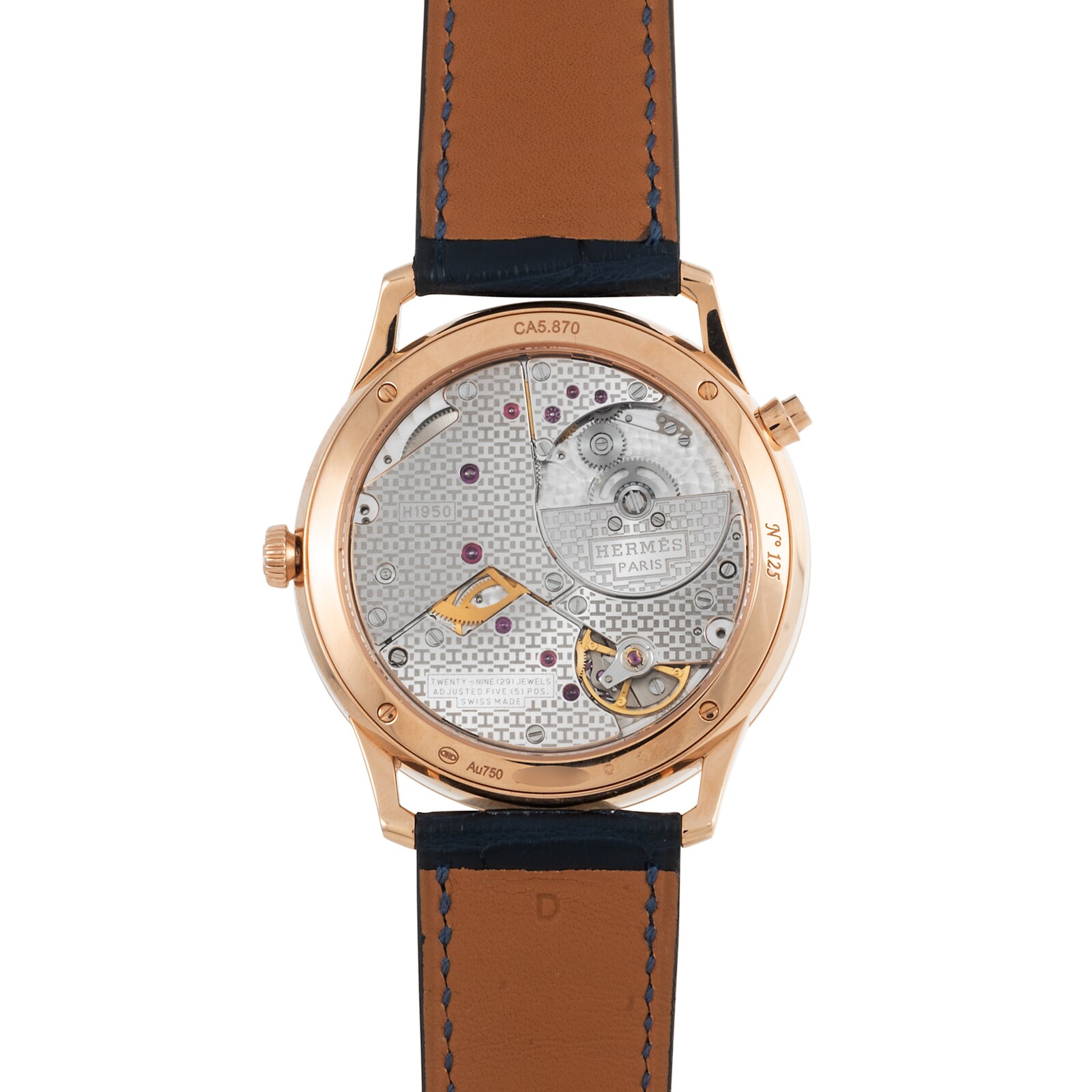 Pre-Owned Hermes Hermes Slim D'Hermes GMT