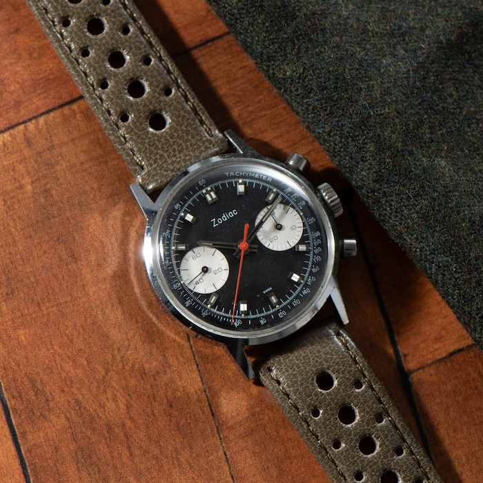 Pre-Owned Zodiac Zodiac Two-Register 'Poor Man's Heuer' Chronograph