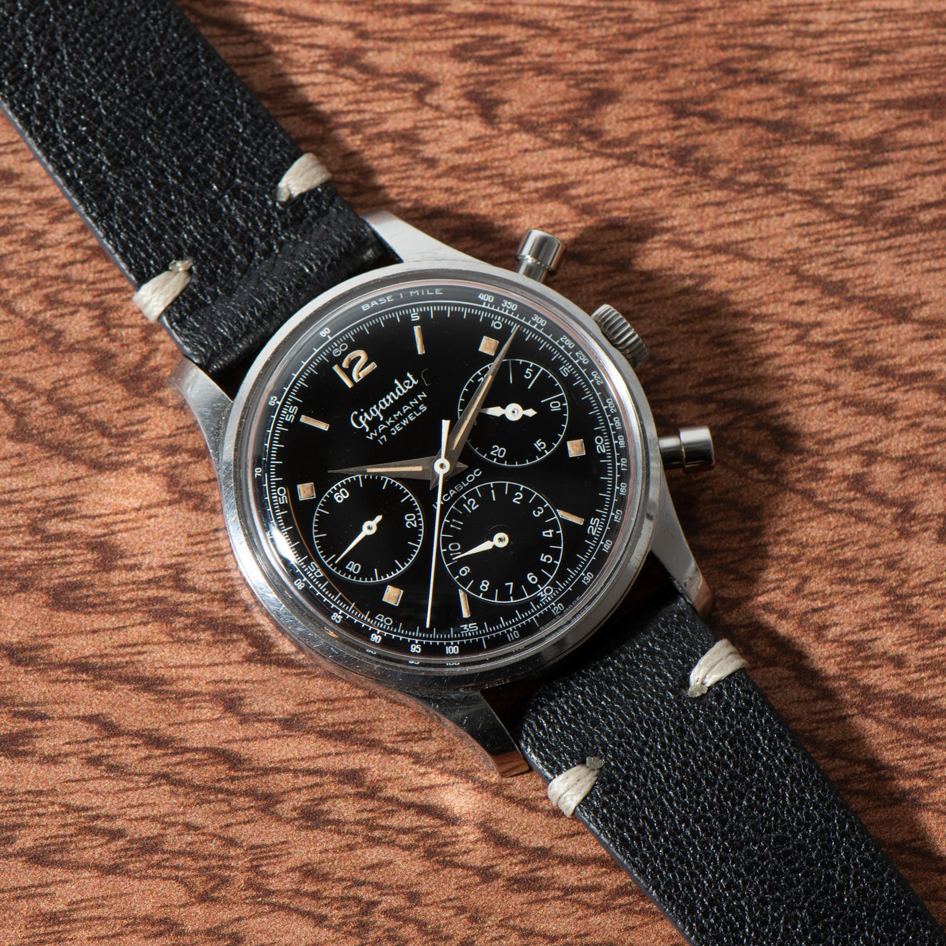 Pre-Owned Wakmann Gigandet Three Register Chronograph Pre-Owned Wakmann Gigandet Three Register Chronograph