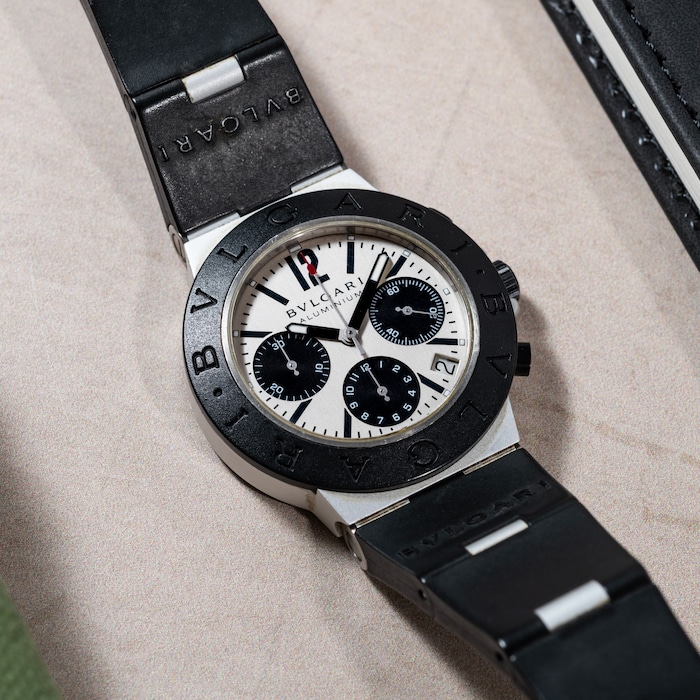 Pre-Owned Bvlgari Bvlgari Diagono 'Panda' Chronograph