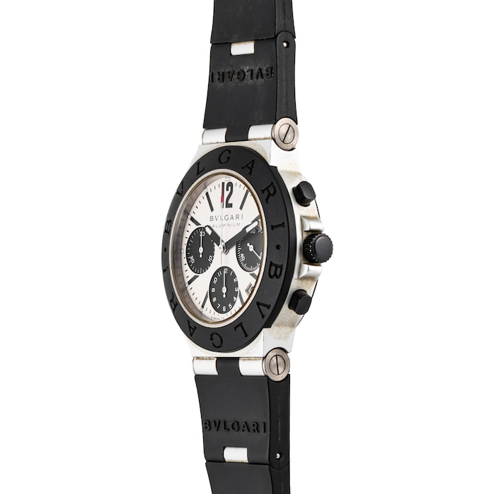 Pre-Owned Bvlgari Bvlgari Diagono 'Panda' Chronograph