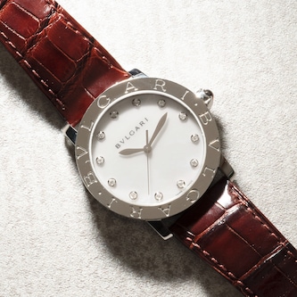 Pre-Owned Bvlgari 'MOP'