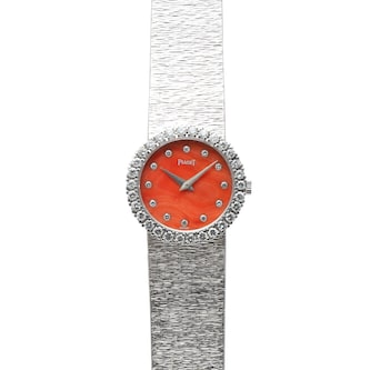 Pre-Owned Piaget White Gold 'Coral' Dress Watch