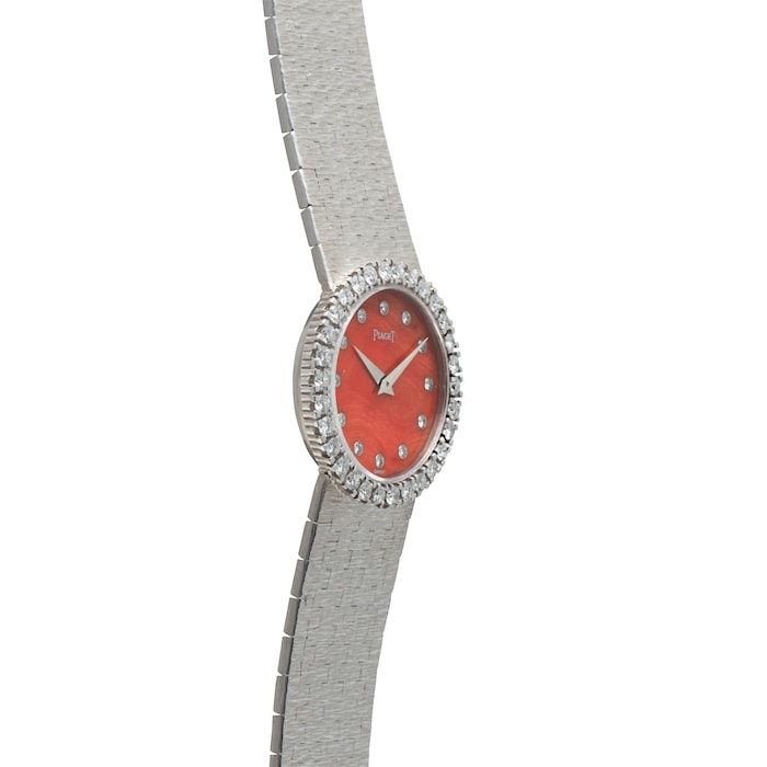 Pre-Owned Piaget Piaget White Gold 'Coral' Dress Watch