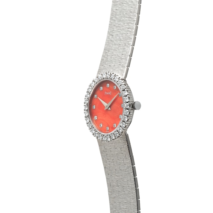 Pre-Owned Piaget Piaget White Gold 'Coral' Dress Watch