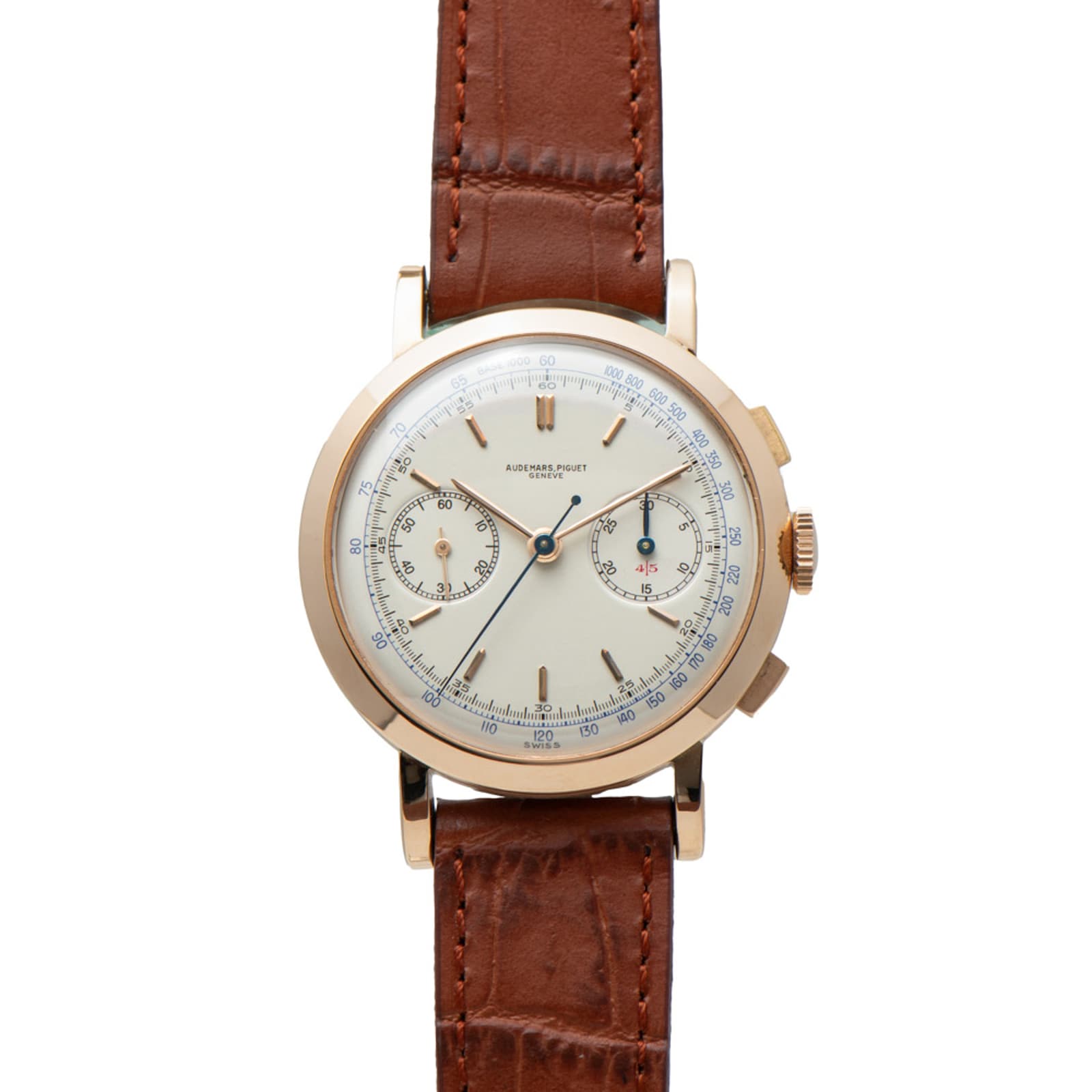 Pre-Owned Audemars Piguet 'Jumbo' Two-Register Chronograph