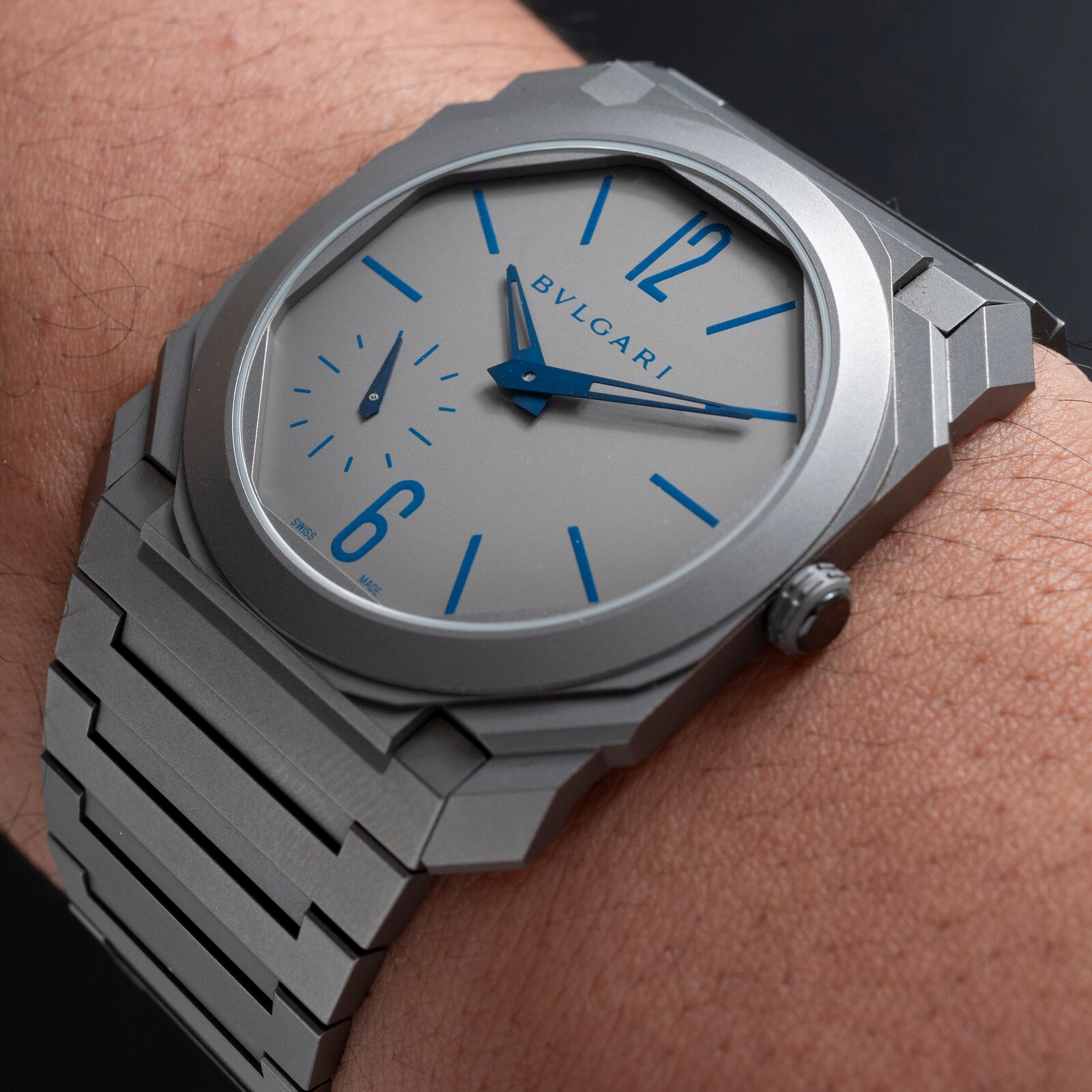 Pre-Owned Bvlgari Octo Finissimo Titanium Limited Edition