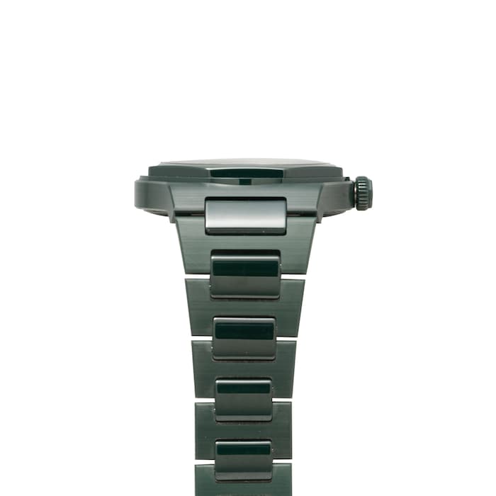 Pre-Owned Girard-Perregaux Girard Perregaux Laureato 38mm Green Ceramic Aston Martin Edition