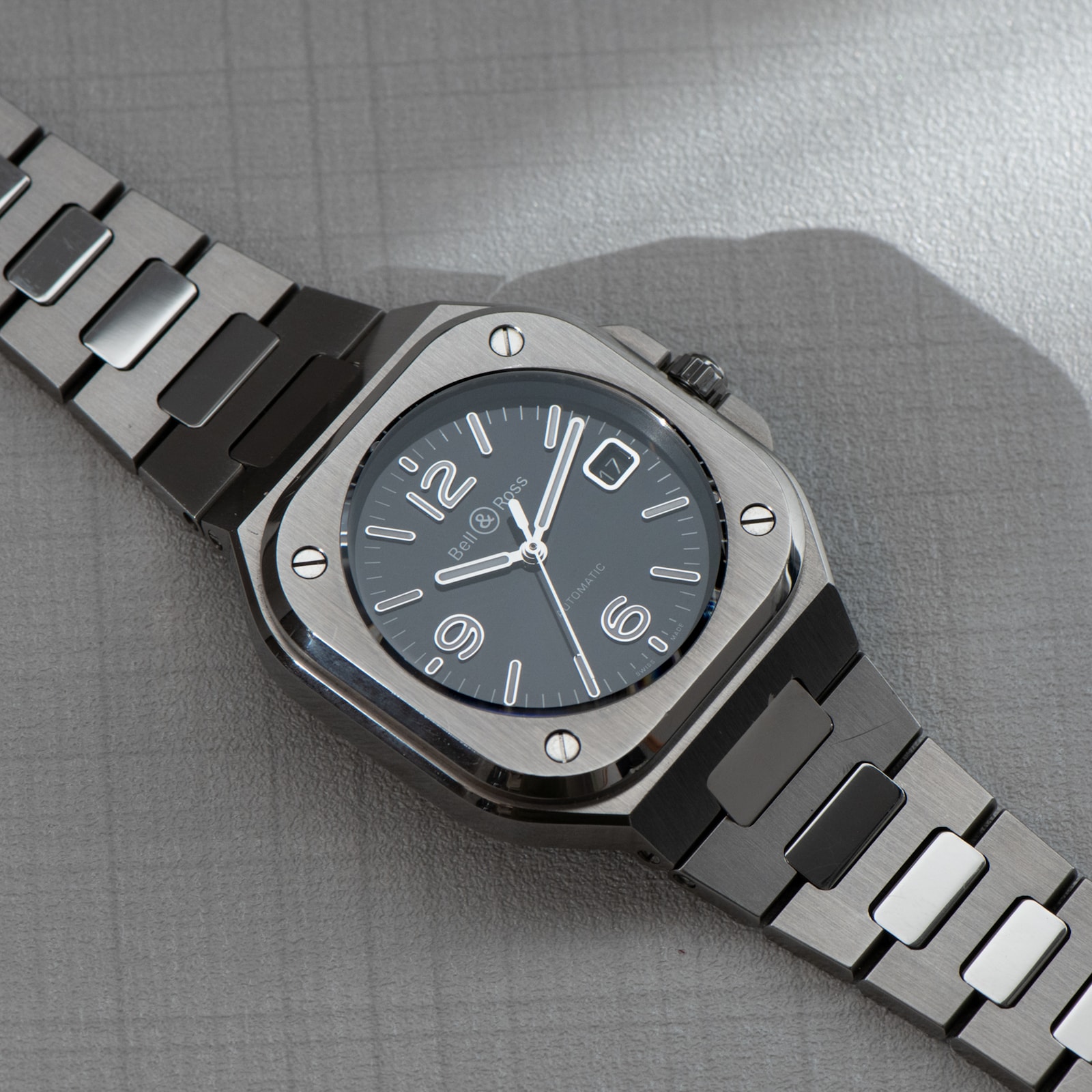 Pre-Owned Bell And Ross BR 05 Black Steel