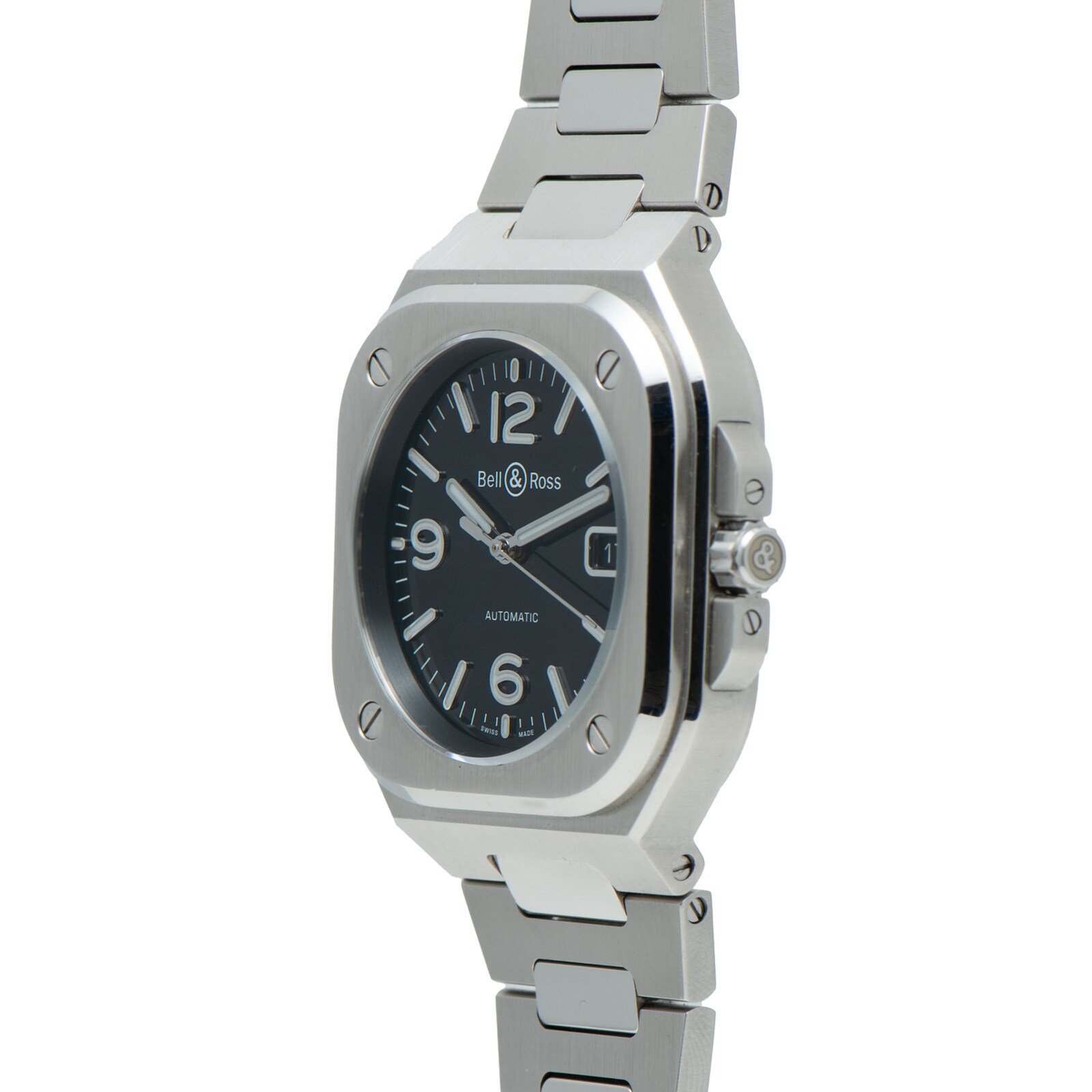 Pre-Owned Bell And Ross BR 05 Black Steel