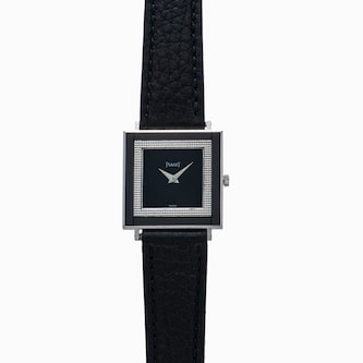 Pre-Owned Piaget 'Onyx' Hobnail Dress Watch
