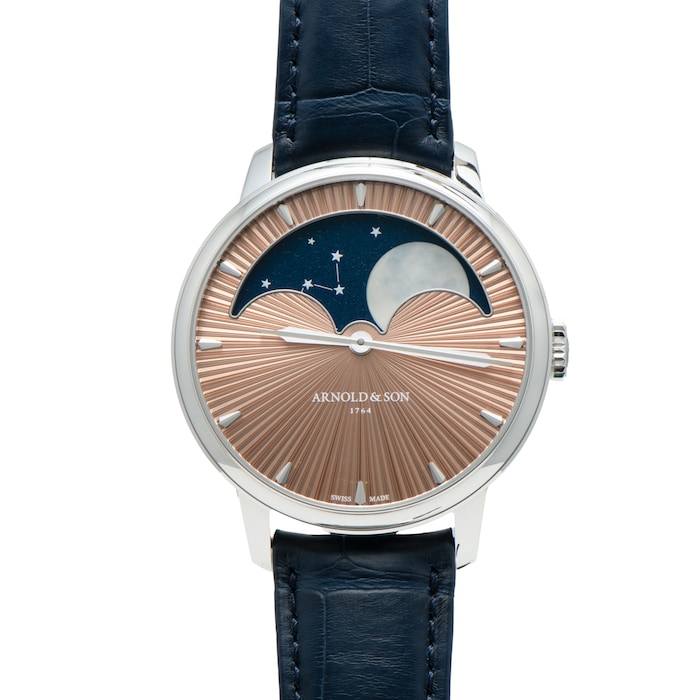 Pre-Owned Arnold & Son Arnold & Son Perpetual Moon Stellar Rays Limited Platinum