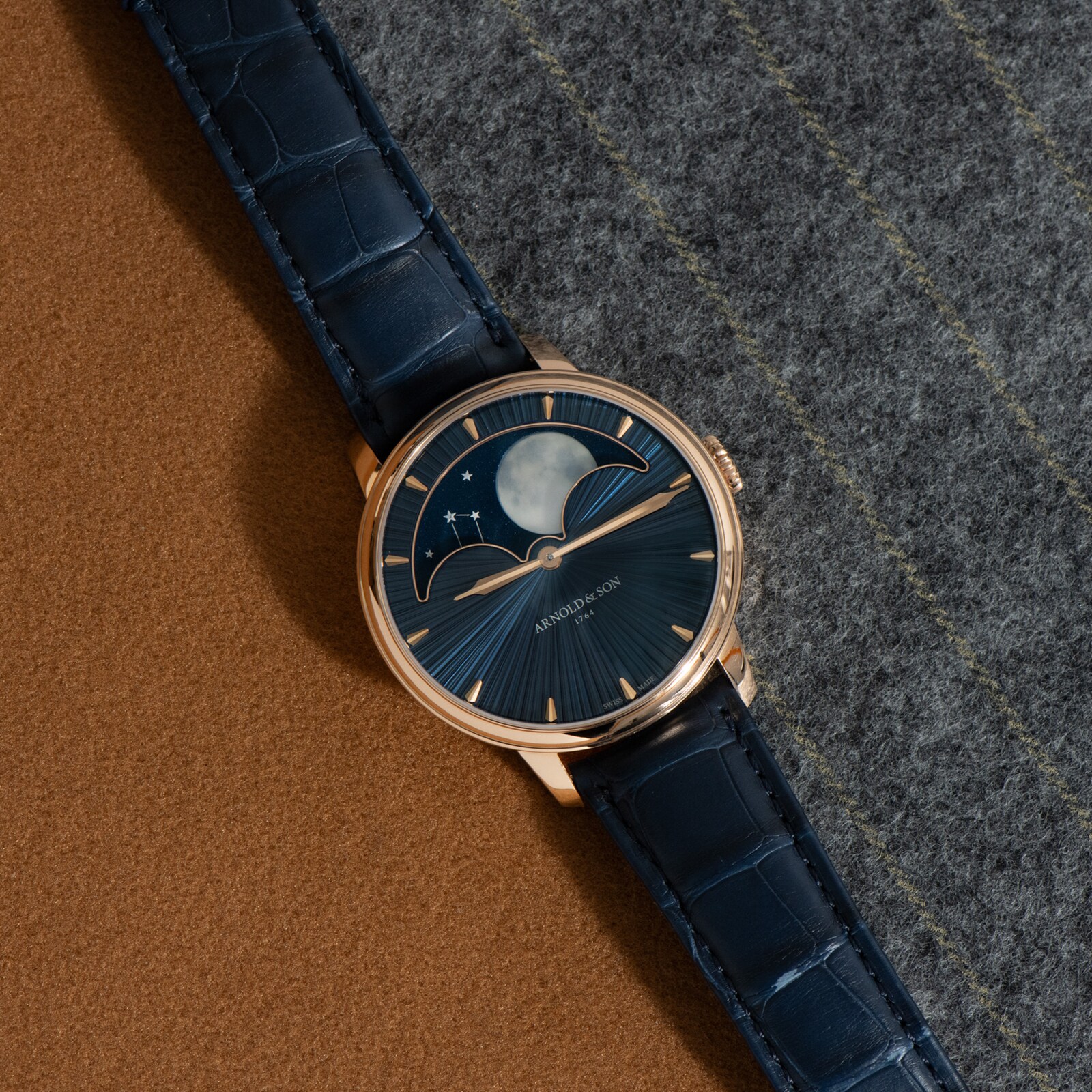 Pre-Owned Arnold & Son Arnold & Son Perpetual Moon Stellar Rays