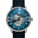 Pre-Owned Arnold & Son Arnold & Son Globetrotter Steel