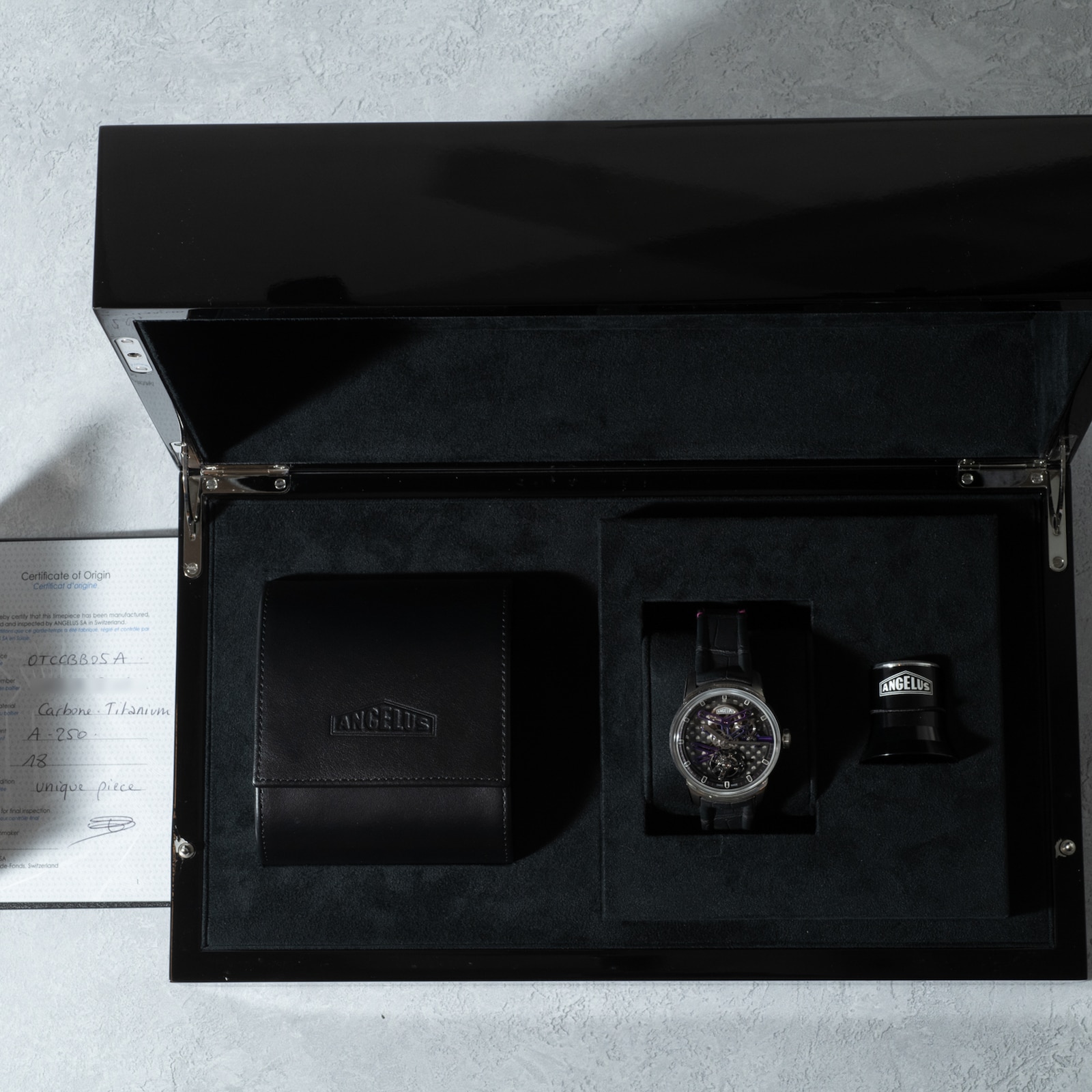Pre-Owned Angelus Angelus U23 Tourbillon Cosmopolitan Piece Unique