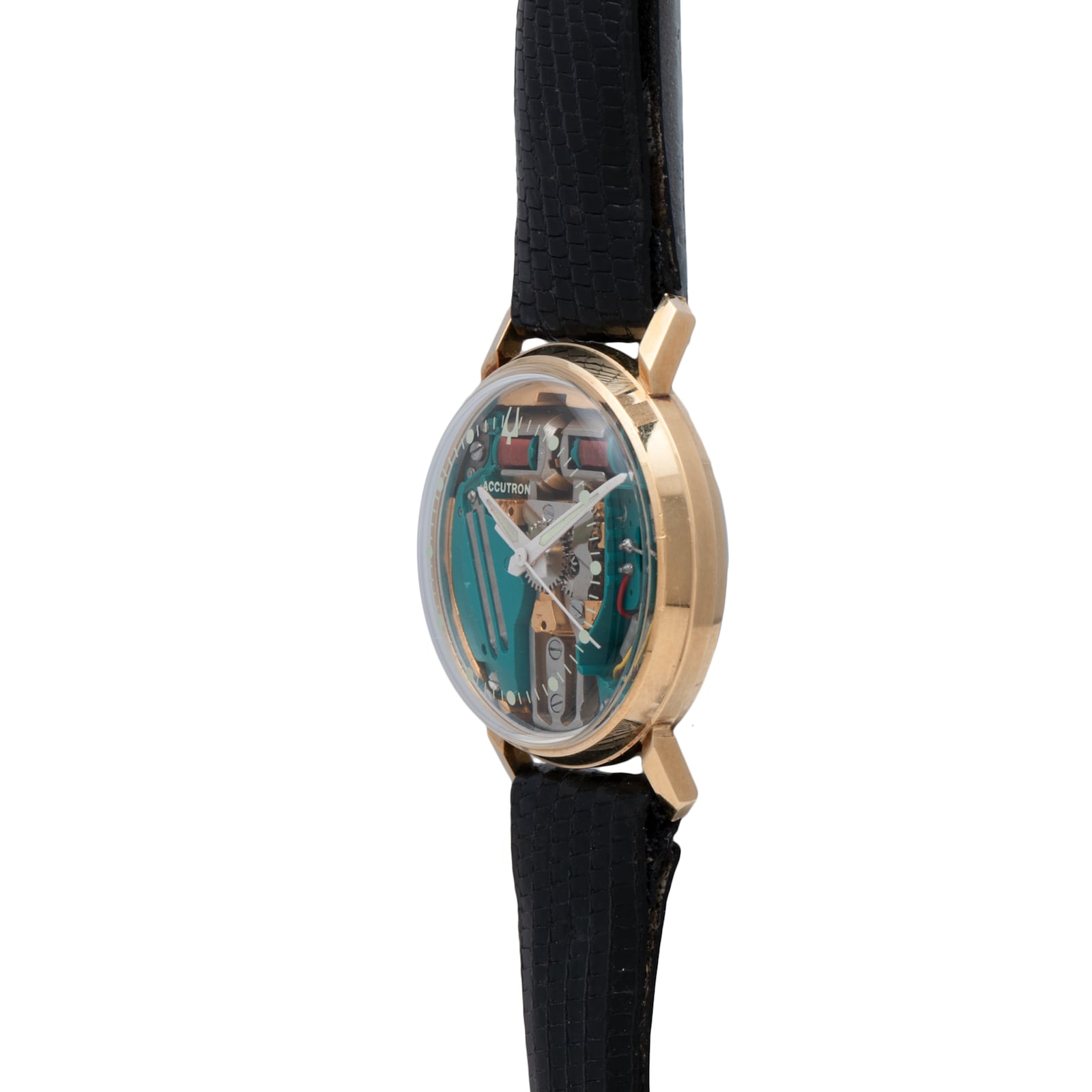 Pre-Owned Bulova Bulova Accutron Spaceview 14k Yellow Gold