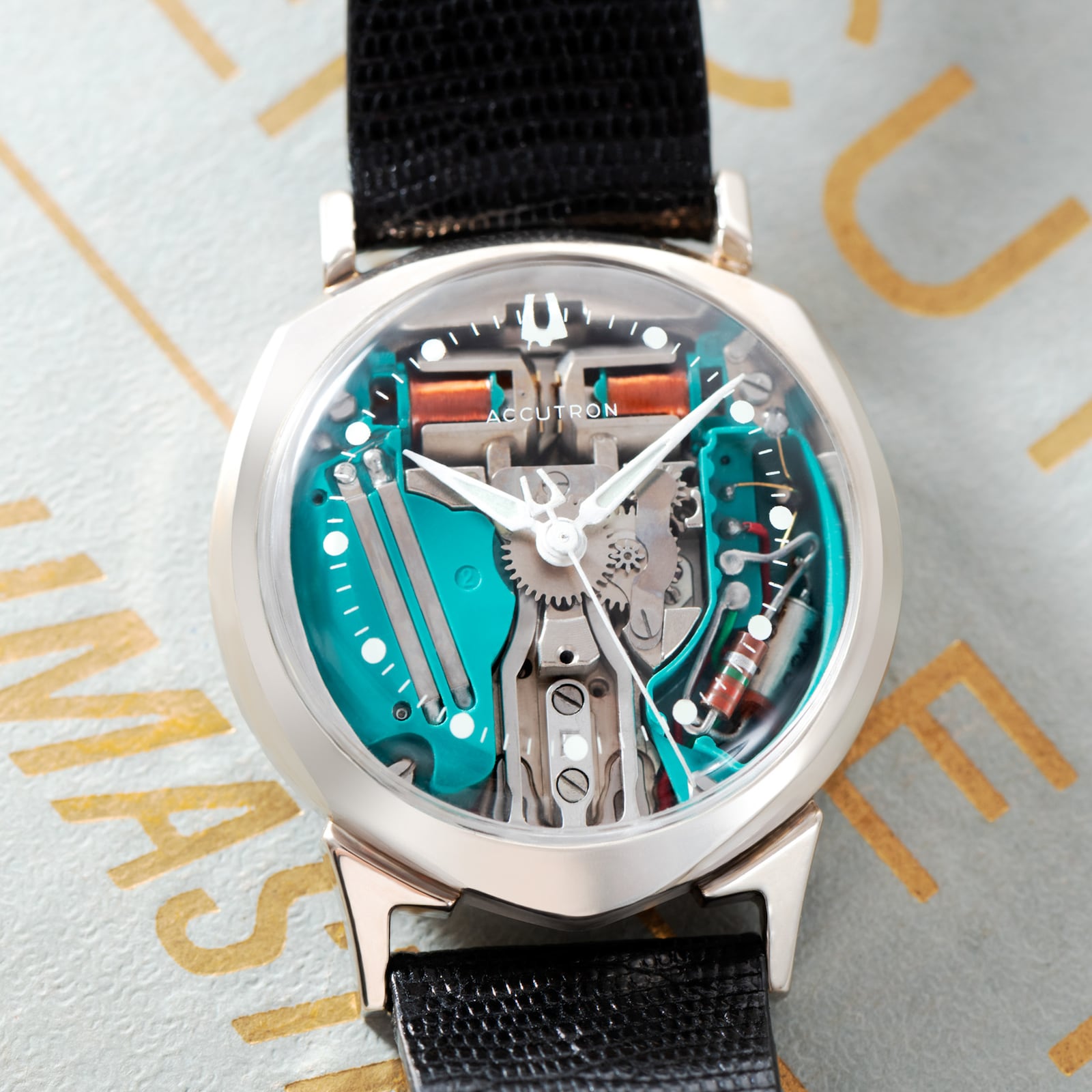 Pre-Owned Bulova Bulova Accutron Spaceview Alpha 14K
