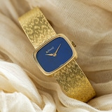 Pre-Owned Piaget Piaget 'Lapis Lazuli' Yellow Gold Dress Watch