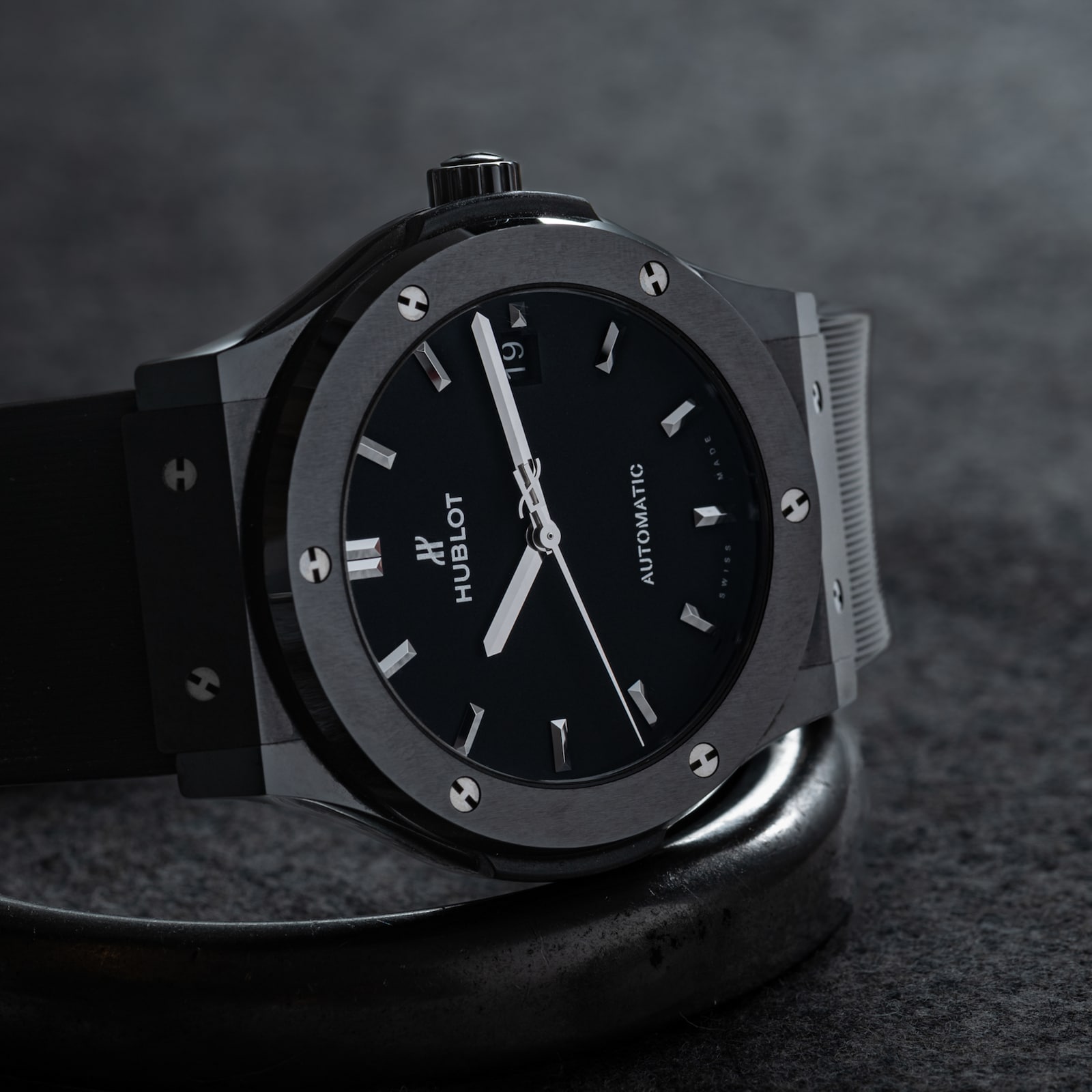 Pre-Owned Hublot Classic Fusion Black Magic Ceramic 46