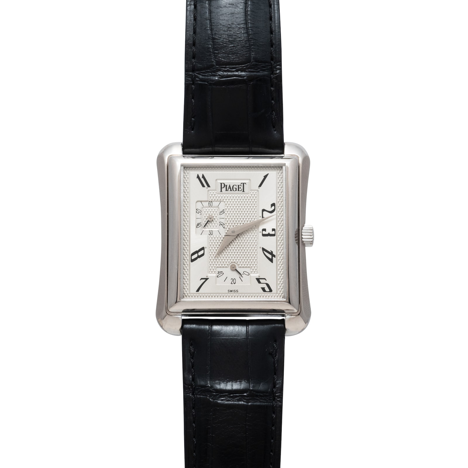 Pre-Owned Piaget Black Tie Emperador Coussin Automatique