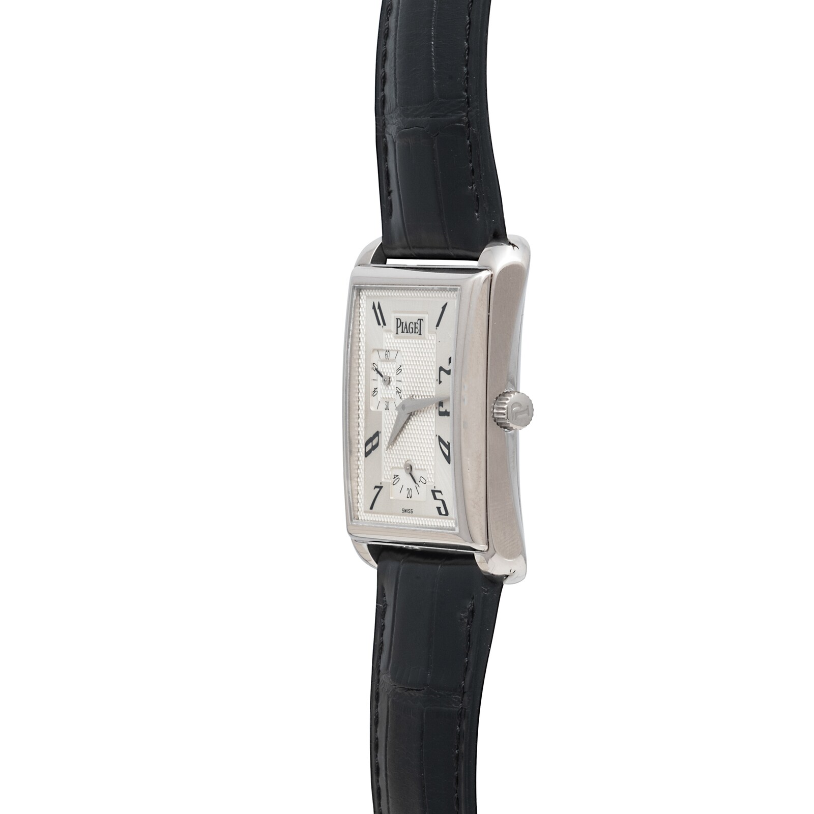 Pre-Owned Piaget Black Tie Emperador Coussin Automatique